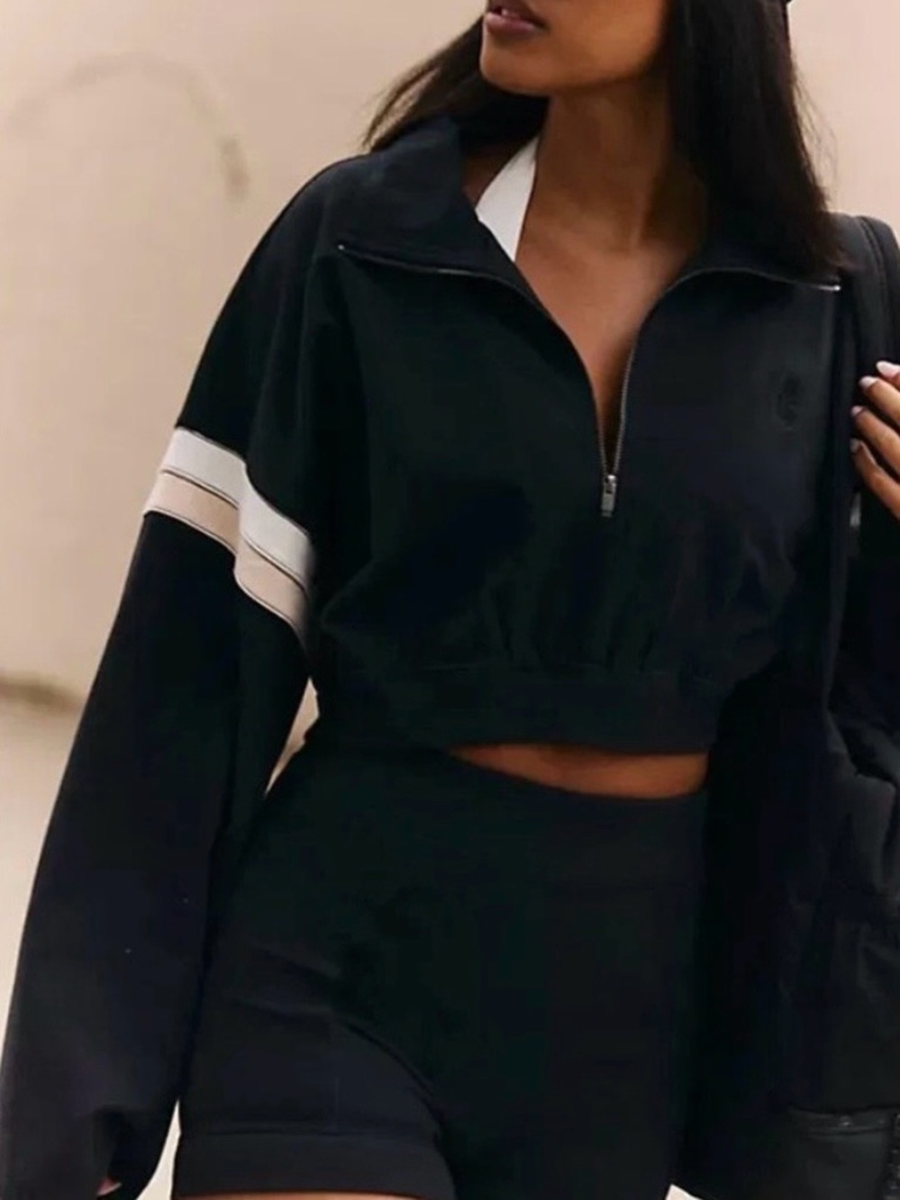 NWT FP Movement Cropped Half Zip Pullover XL